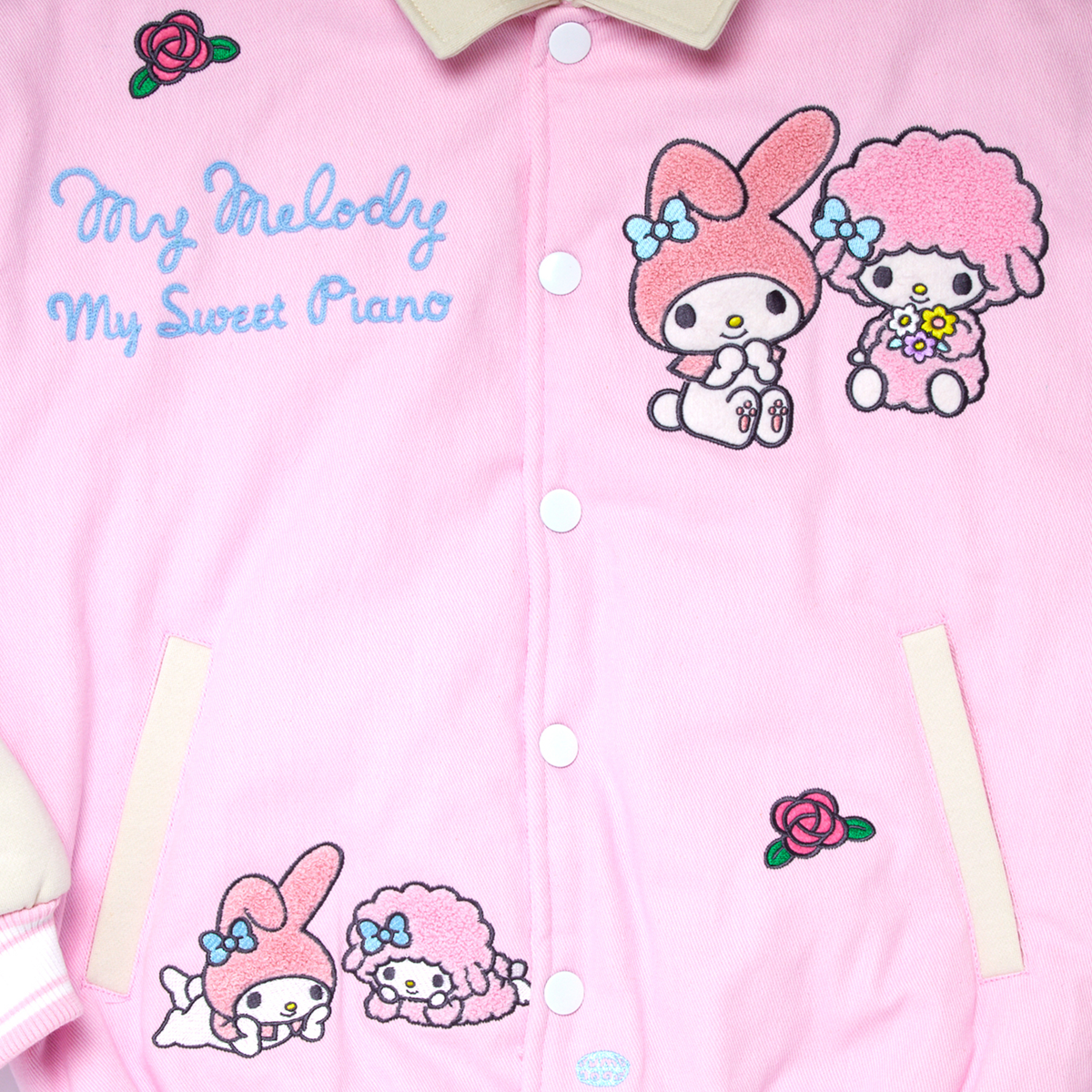 My Melody &amp; My Sweet Piano x Dumbgood Varsity Jacket
