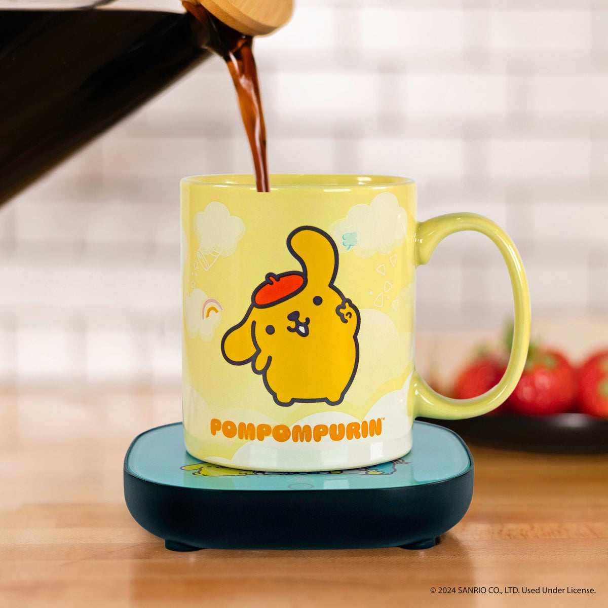 Pompompurin Coffee Mug &amp; Warmer Set