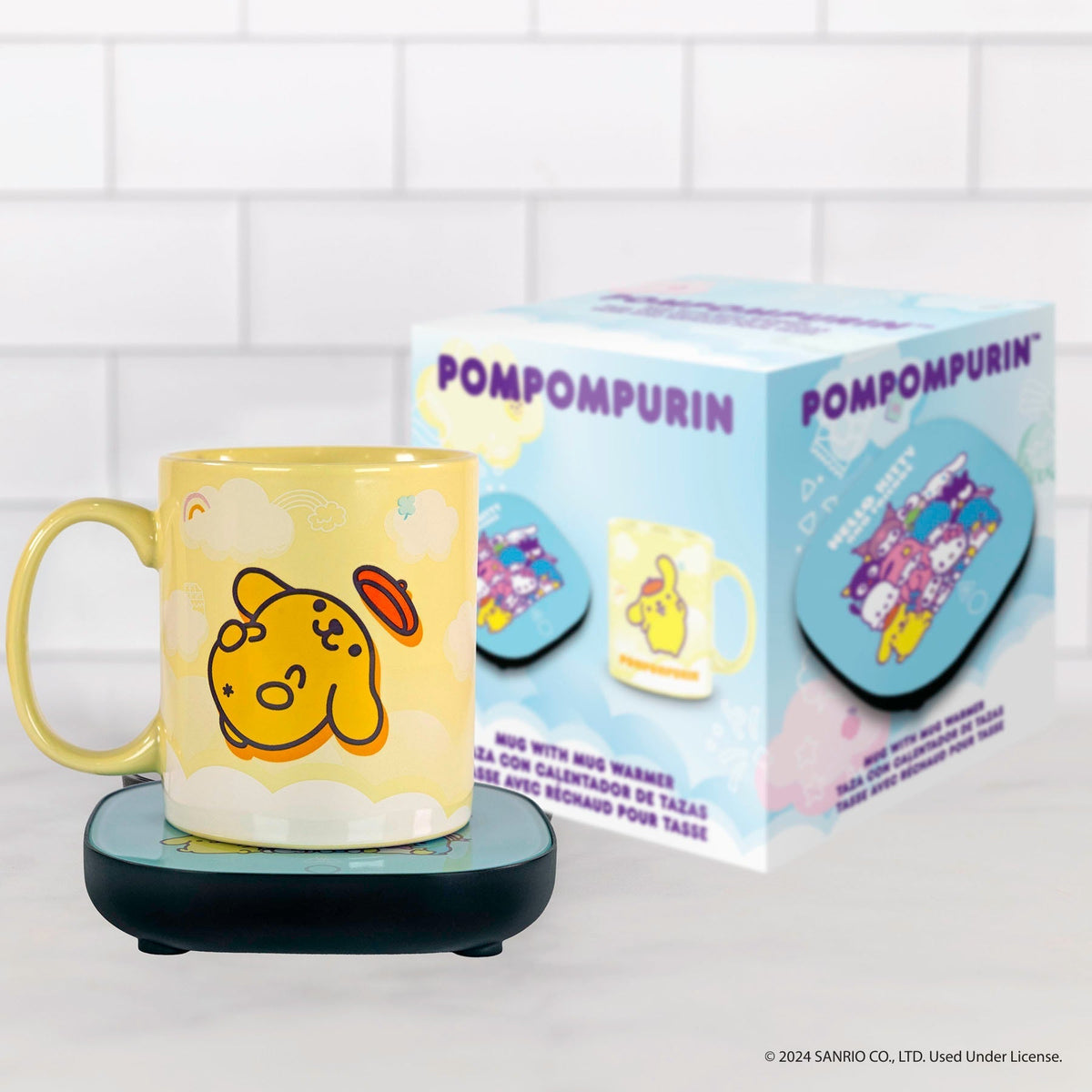 Pompompurin Coffee Mug &amp; Warmer Set