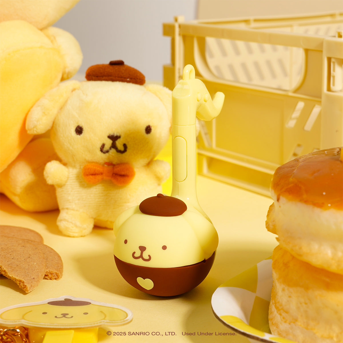 Pompompurin Mini Otamatone Melody Charm