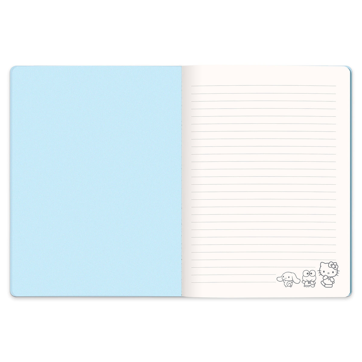 Hello Kitty and Friends x Studio Oh! Pink Pinstripe Casey Notebook with Phone Loop