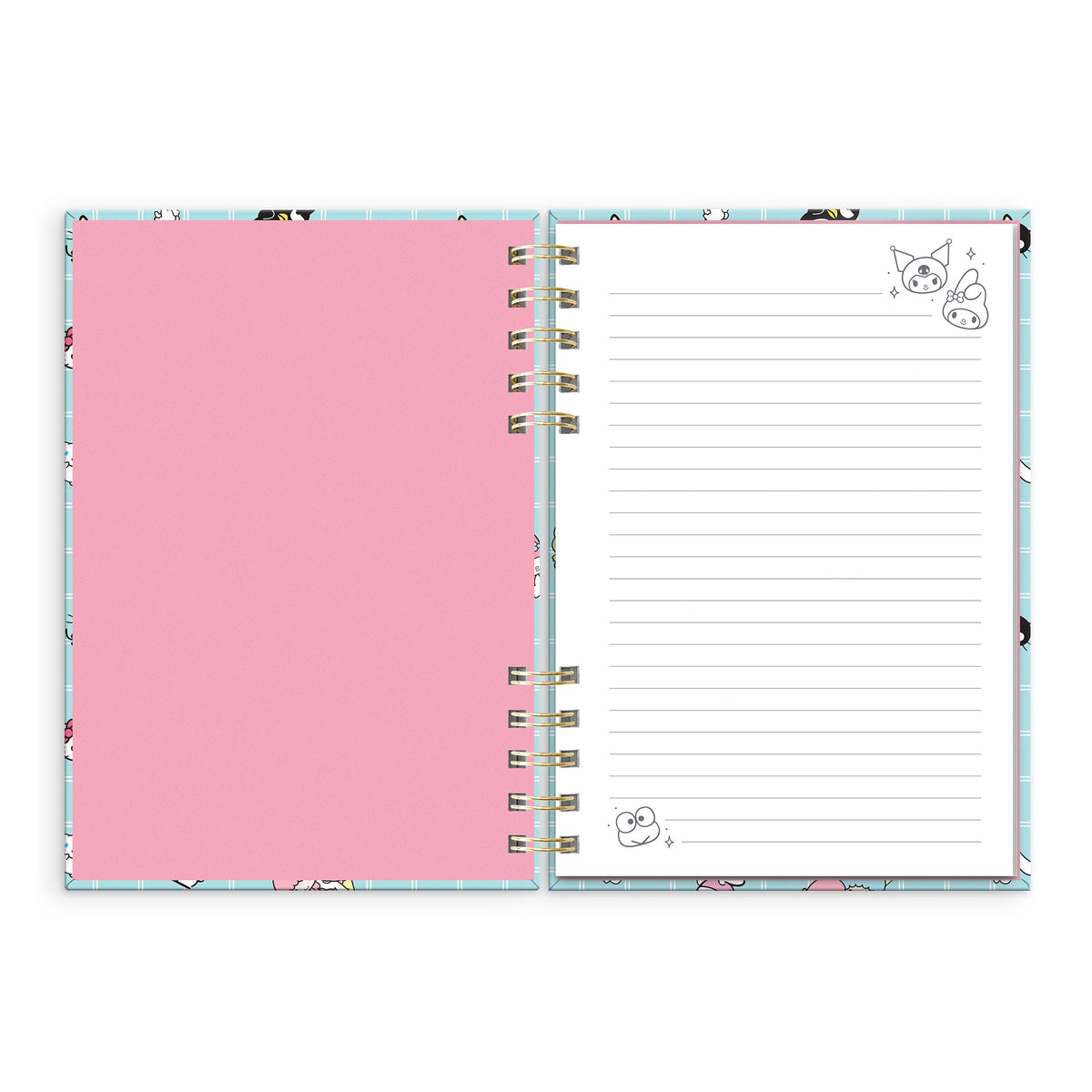 Hello Kitty and Friends x Studio Oh! Blue Grid Harper Notebook &amp; Pen Set