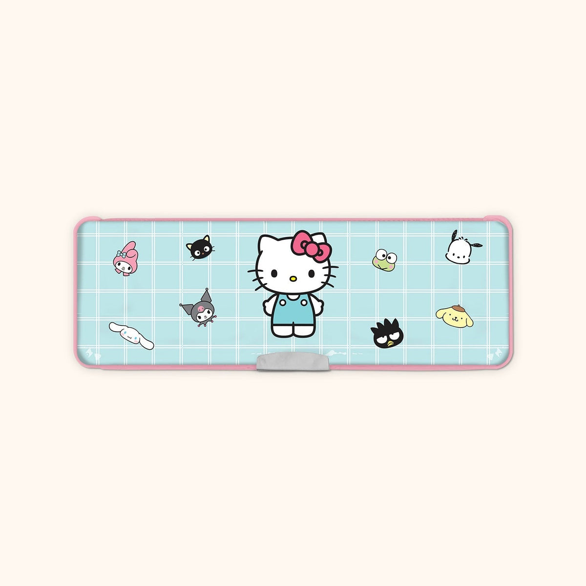 Hello Kitty and Friends x Studio Oh! Blue Grid Pencil Case