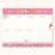 Hello Kitty x Studio Oh! College Letters Weekly Desk Pad