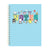 Hello Kitty and Friends x Studio Oh! College Letters Blue Extra-Large Spiral Notebook