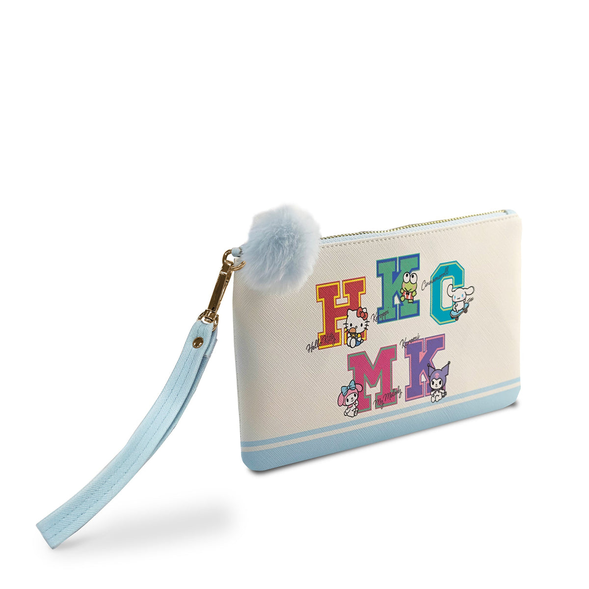 Hello Kitty and Friends x Studio Oh! College Letters Blue Pencil Pouch