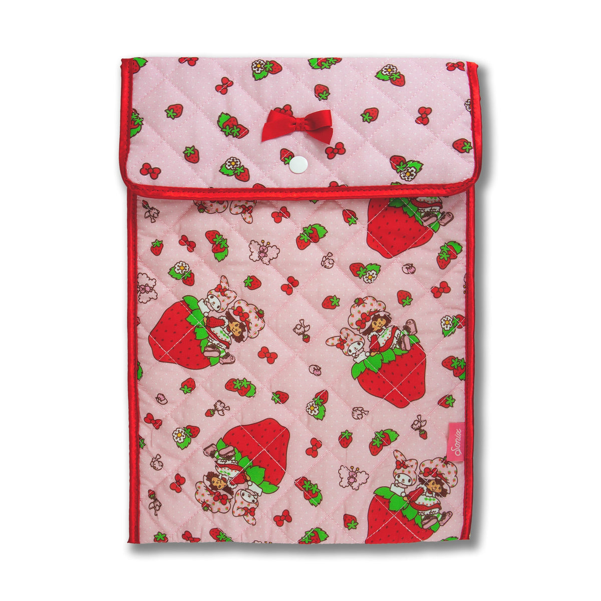 My Melody x Strawberry Shortcake Quilted Laptop Sleeve