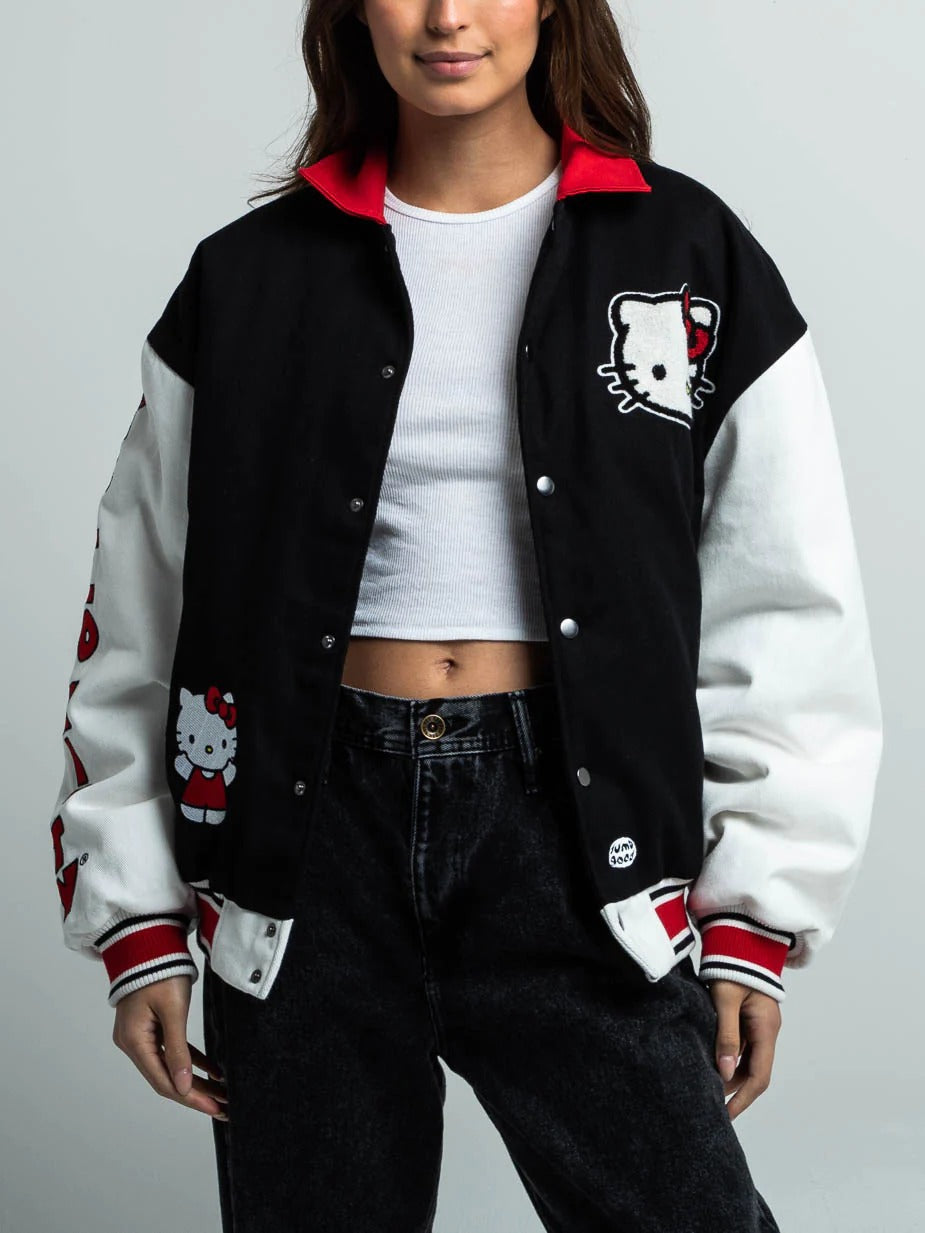 Hello Kitty x Dumbgood Varsity Jacket