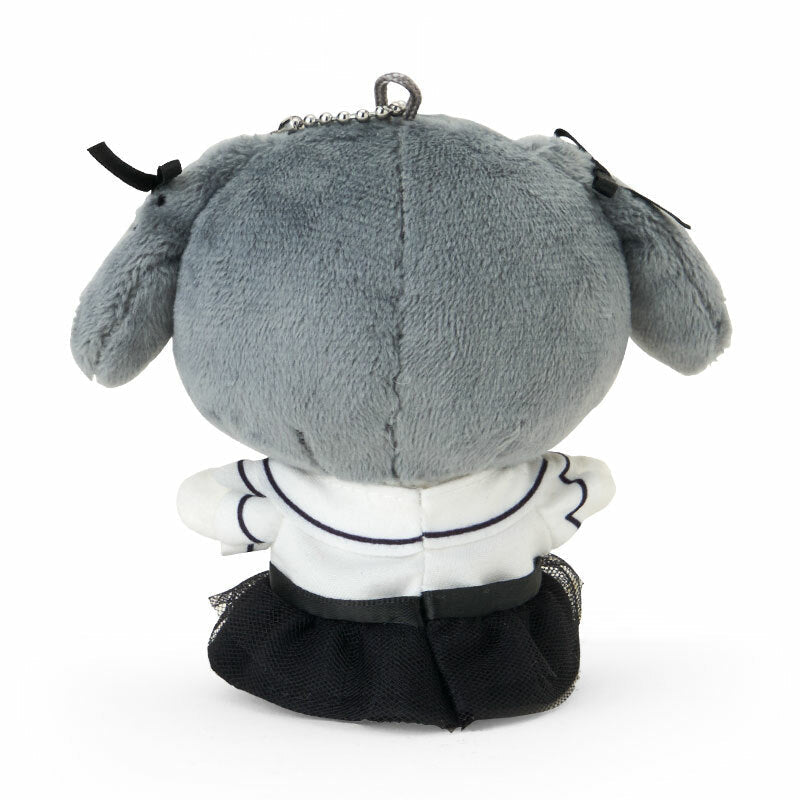 My Melody Plush Mascot Keychain (Silver Houndstooth Series)