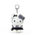 Hello Kitty Plush Mascot Keychain (Silver Houndstooth Series)