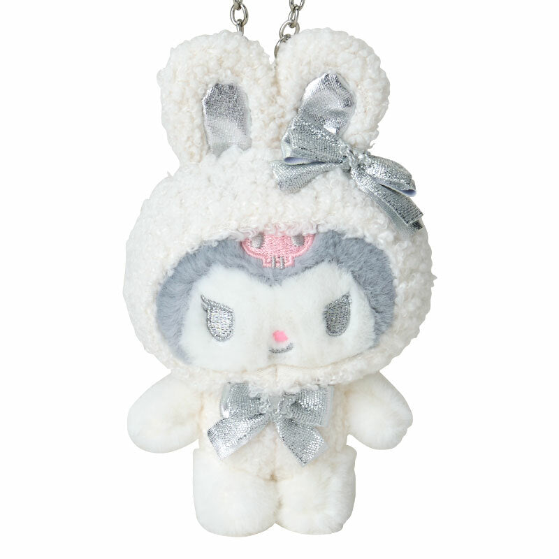 Kuromi Plush Mascot Bag Charm (Snow Bunny Series)