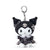 Kuromi Plush Mascot Keychain (Silver Houndstooth Series)