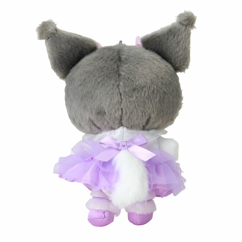 Kuromi Plush Mascot Keychain (Ballet Kitten Series)