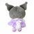 Kuromi Plush Mascot Keychain (Ballet Kitten Series)