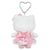 Hello Kitty Pink Plush Mascot Keychain (50th Anniv. Floral Series)