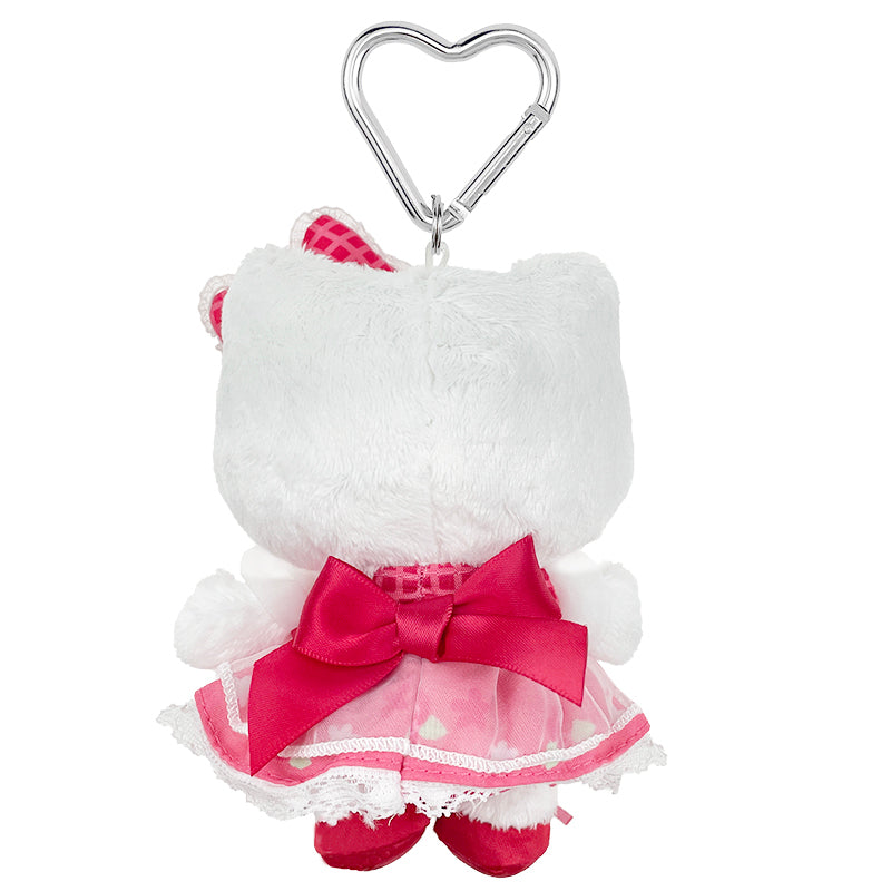 Hello Kitty Red Plush Mascot Keychain (50th Anniv. Floral Series)