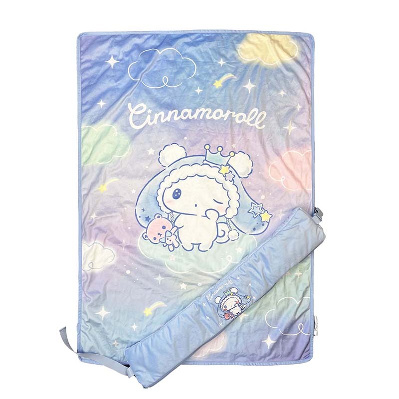 Cinnamoroll Reversible Throw Blanket &amp; Neck Pillow (Pastel Daydream Series)