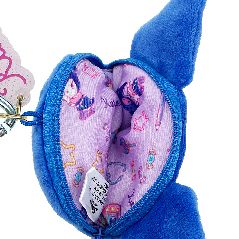Kuromi Plush Mini Zip Pouch (Kuromi Loves U)