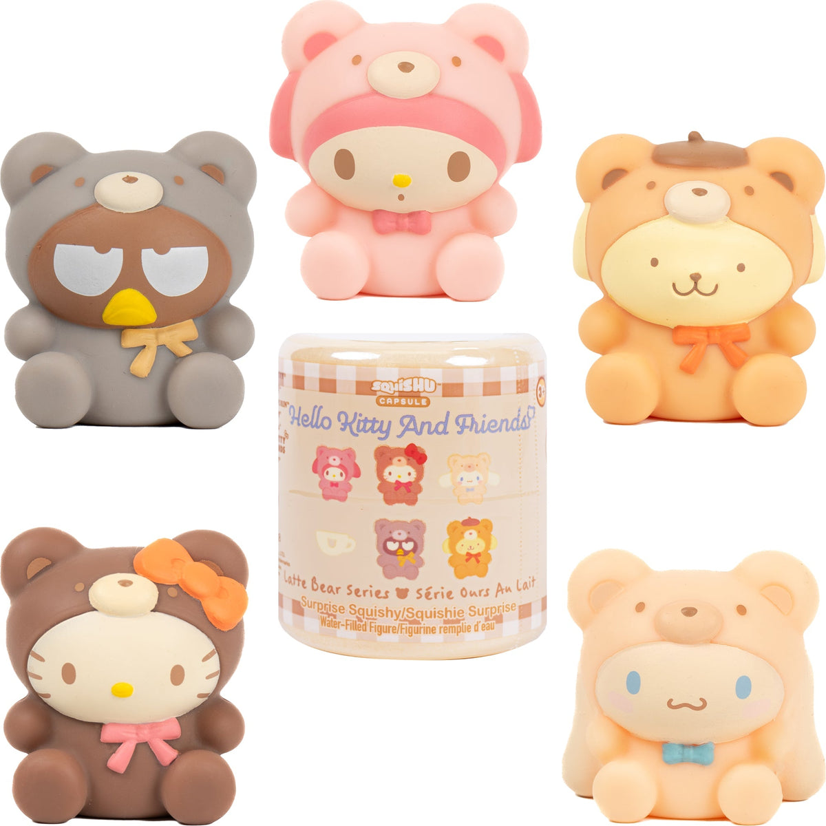 Hello Kitty and Friends Latte Bear Capsule Squishies (Series 7)