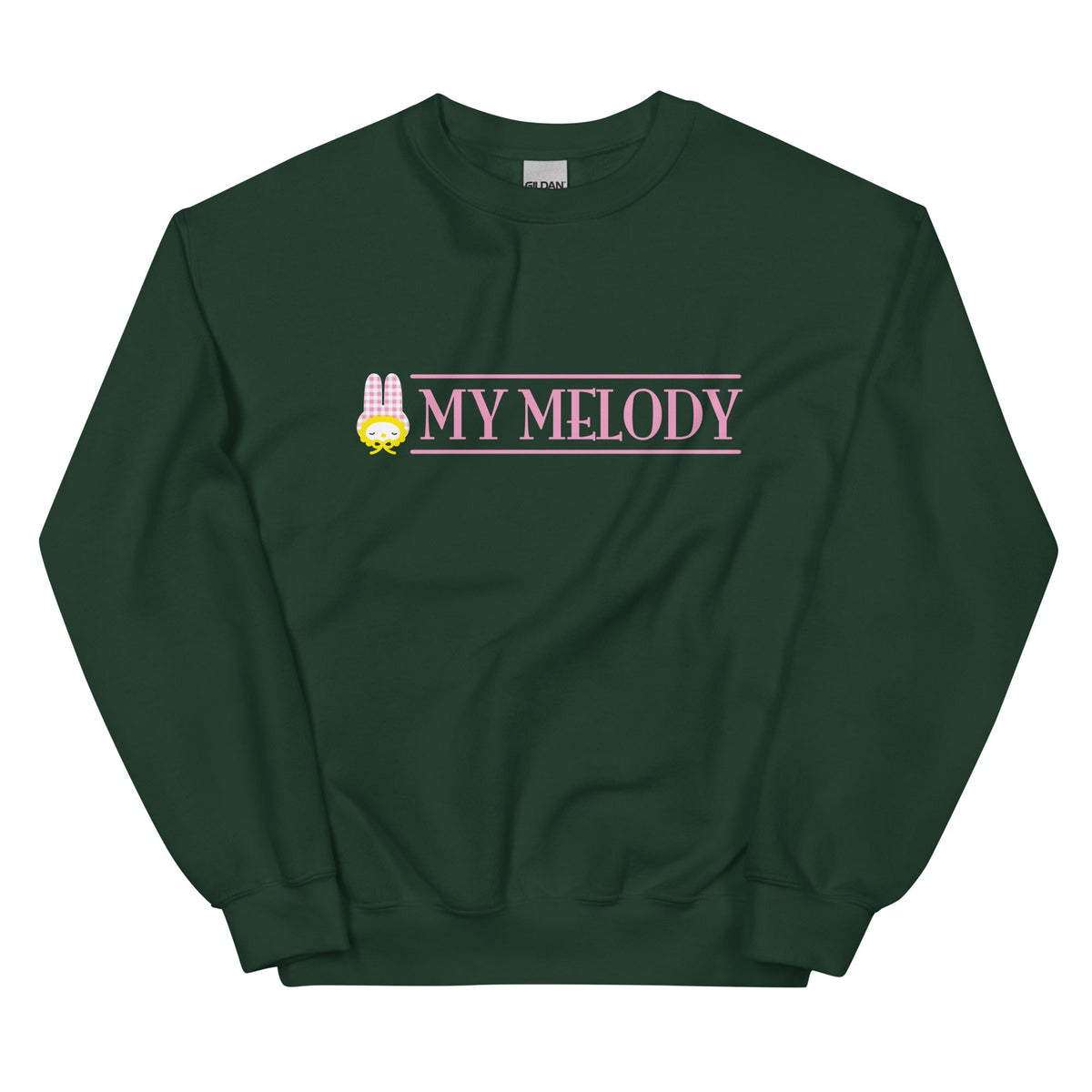 My Melody Gingham Logo Classic Crewneck