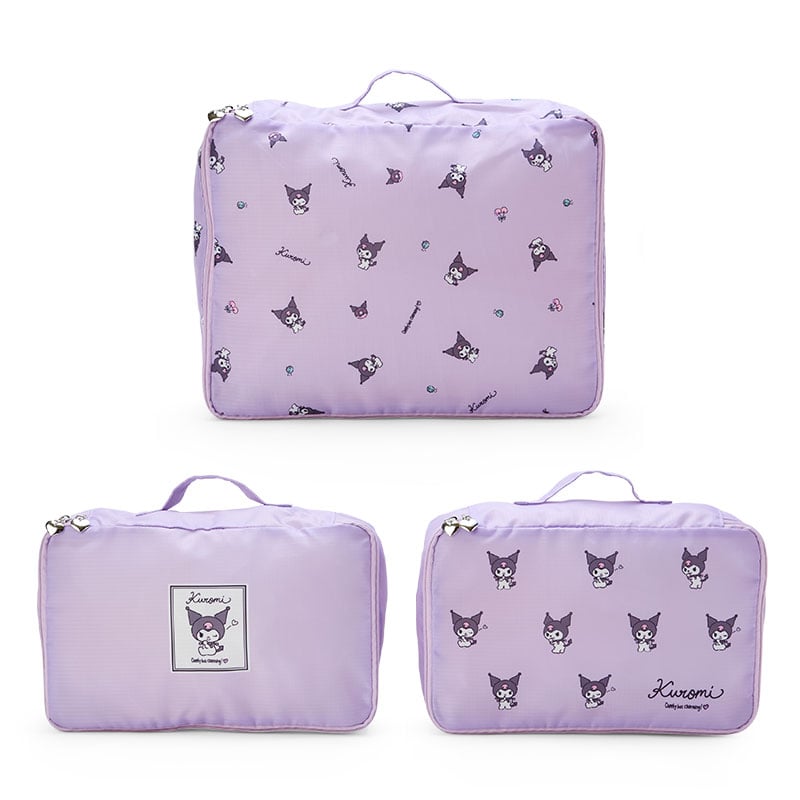 Kuromi 3-Piece Packing Cube Set
