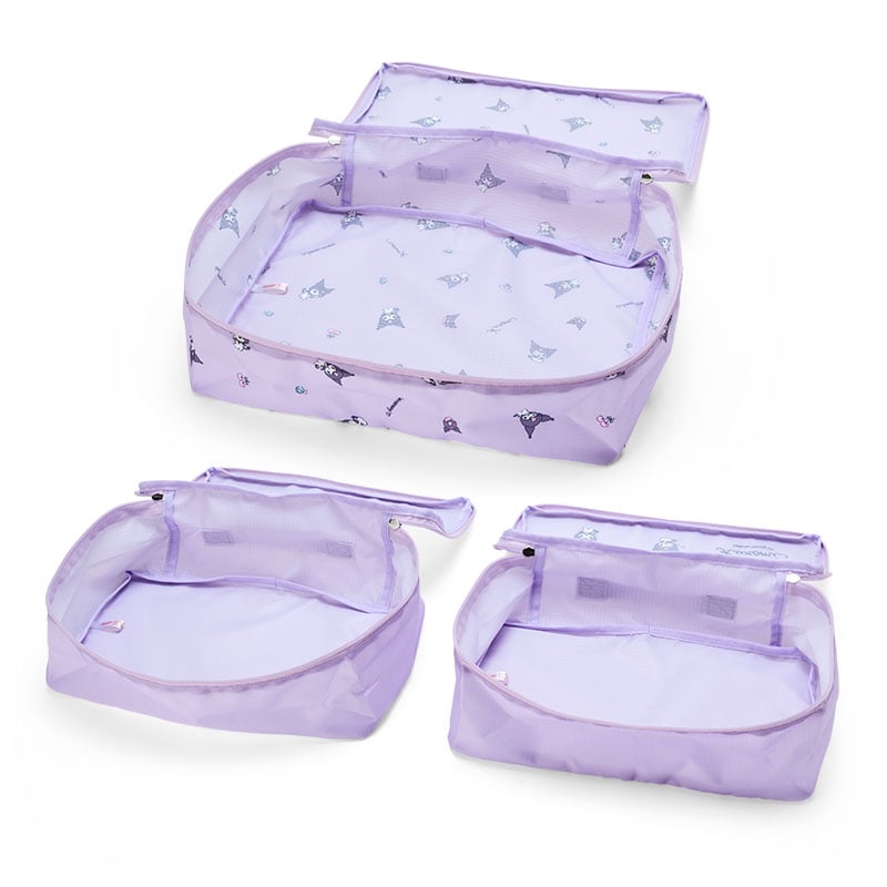 Kuromi 3-Piece Packing Cube Set