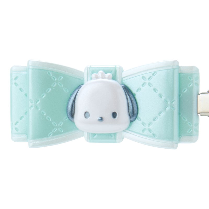 Pochacco 2-Piece Hair Clip Set (Quilted Ribbon)