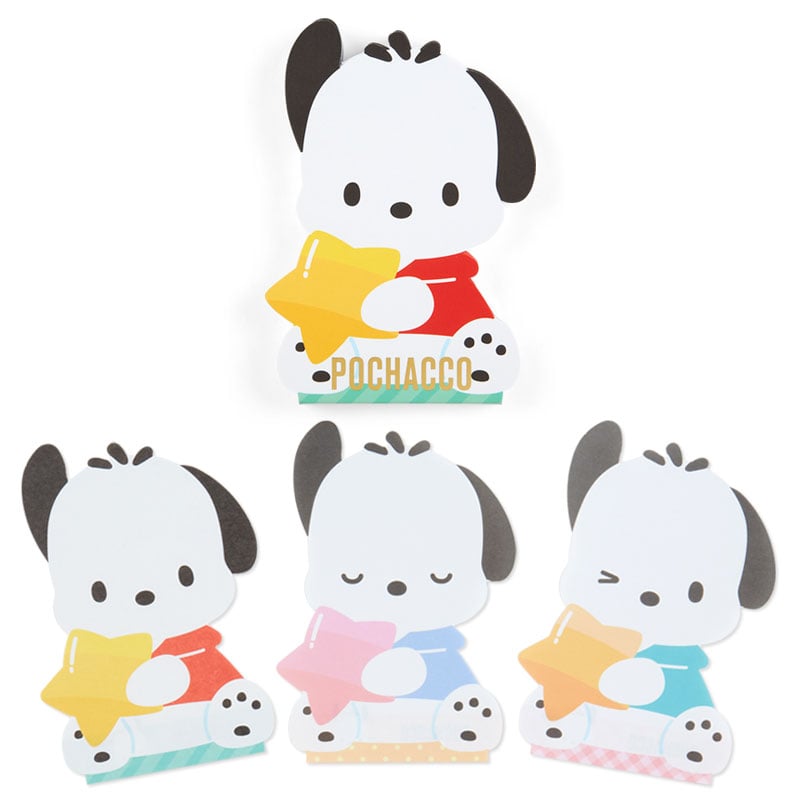 Pochacco Die-cut Memo Pad (Expressions)
