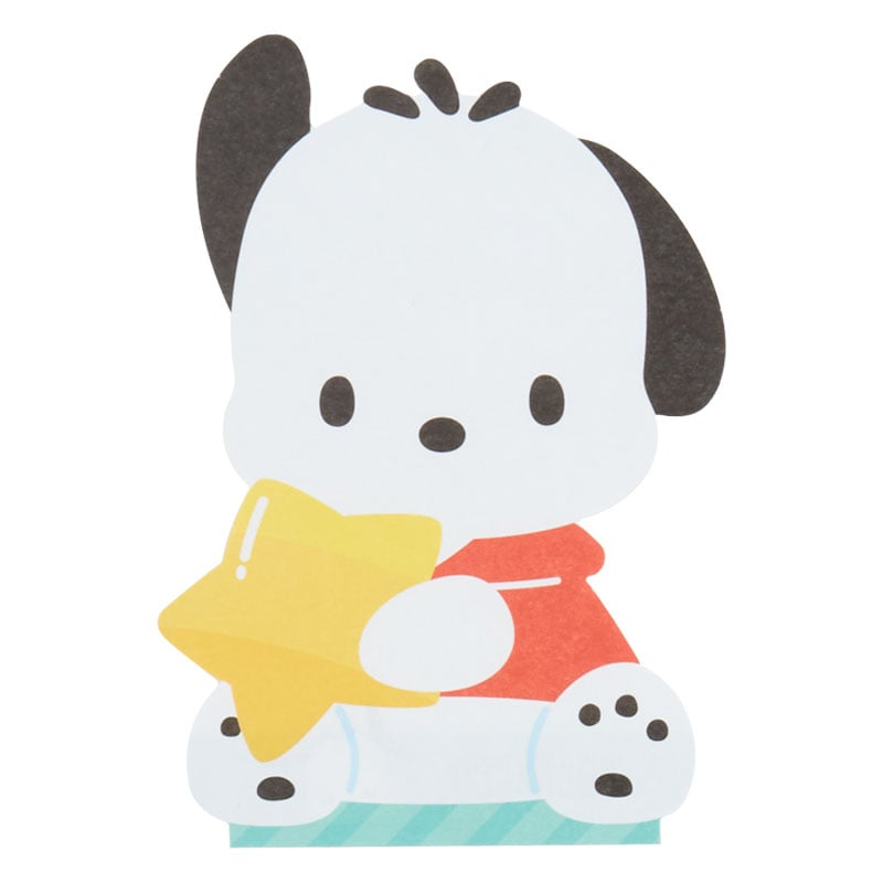 Pochacco Die-cut Memo Pad (Expressions)