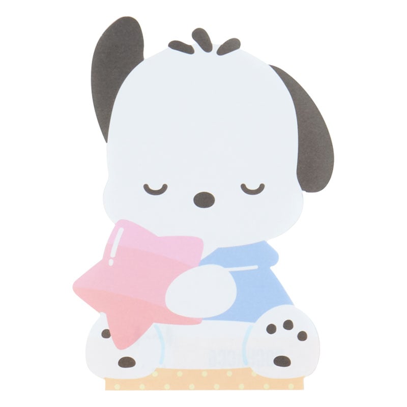 Pochacco Die-cut Memo Pad (Expressions)