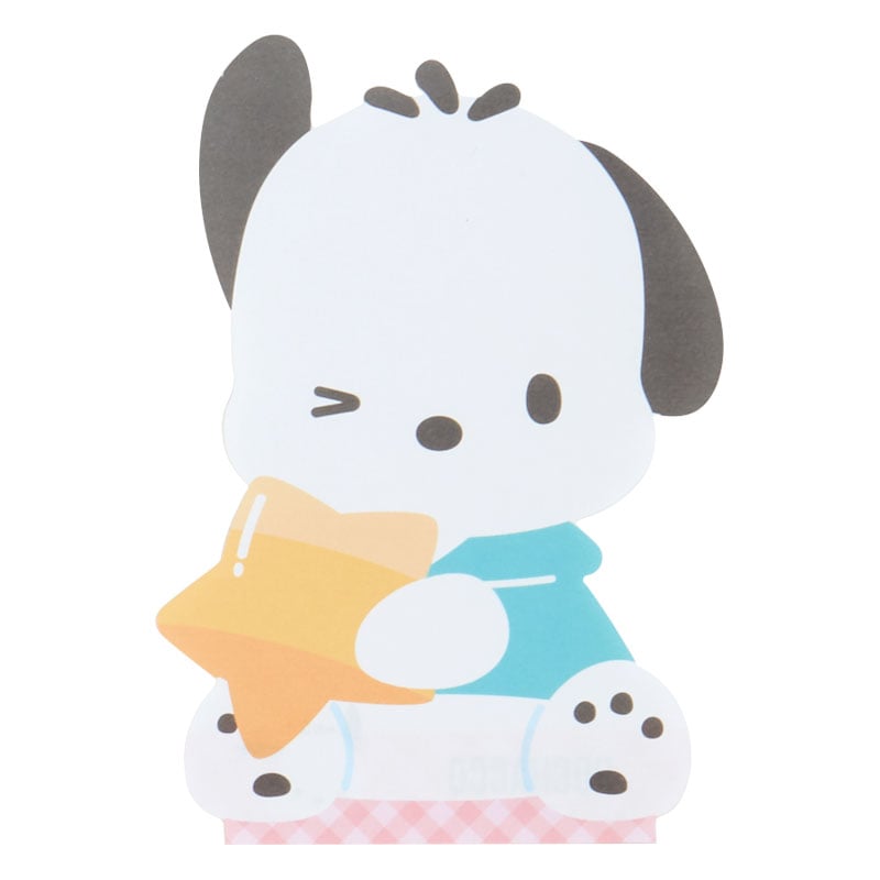 Pochacco Die-cut Memo Pad (Expressions)