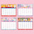 Hello Kitty 2025 Monthly Sheet Calendar