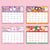 Hello Kitty 2025 Monthly Sheet Calendar