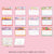 Hello Kitty 2025 Monthly Sheet Calendar