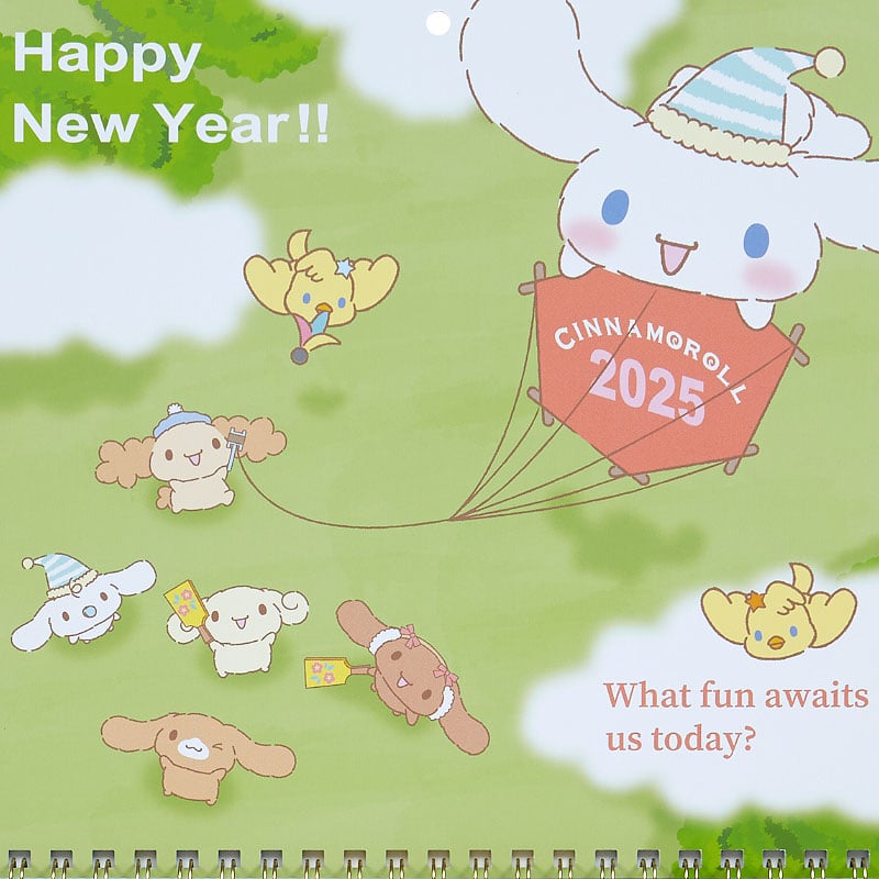 Cinnamoroll 2025 Wall Calendar