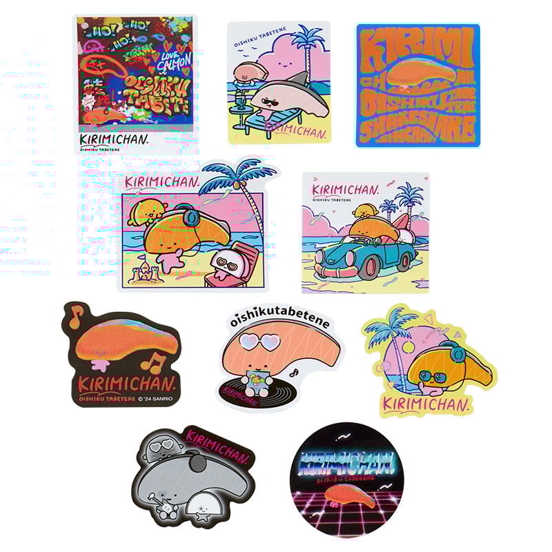 Kirimichan 10-Pc Sticker Pack (Summer Festival Forever Series)