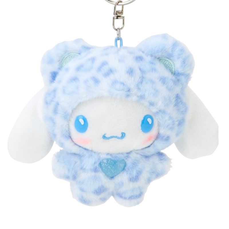 Cinnamoroll Plush Mascot Keychain (Leopard Pals Series)