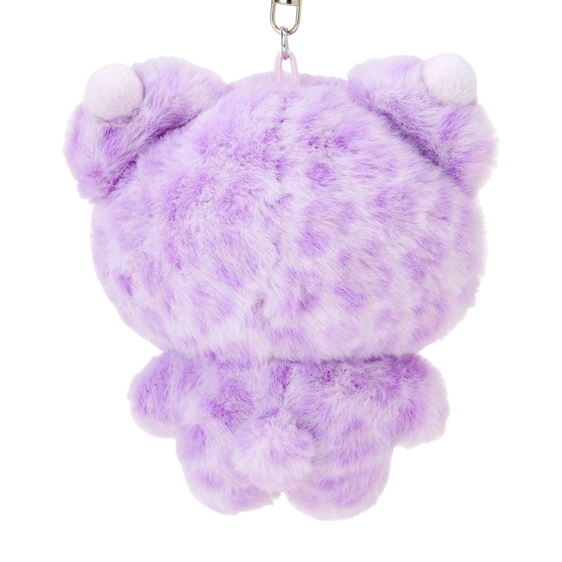 Kuromi Plush Mascot Keychain (Leopard Pals Series)