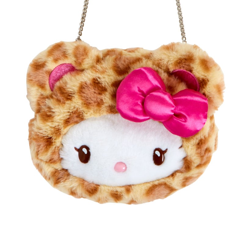 Hello Kitty Plush Mini Crossbody Bag (Leopard Pals Series)