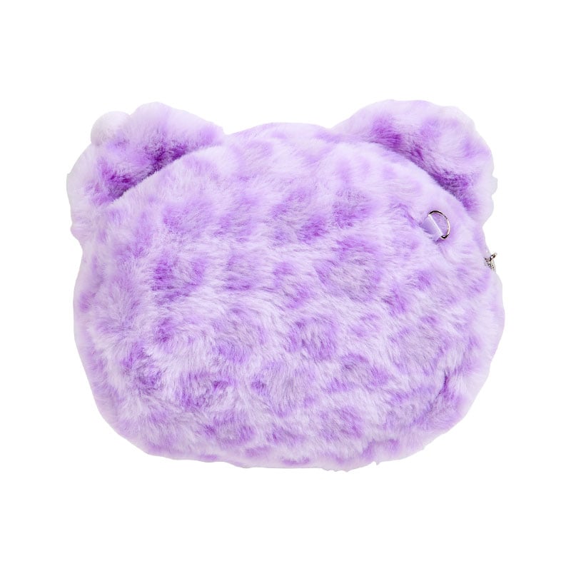 Kuromi Plush Crossbody Bag (Leopard Pals Series)