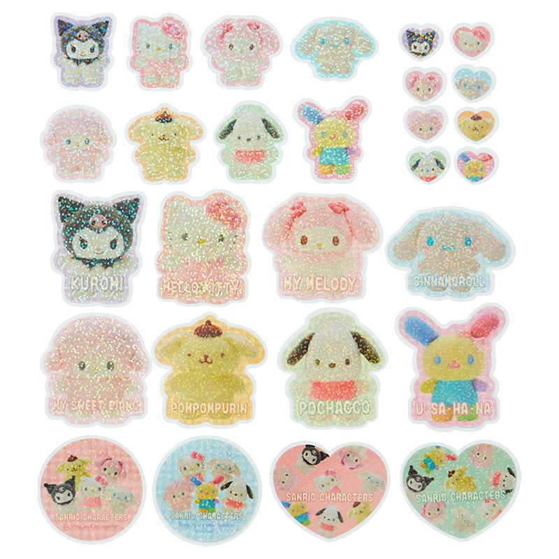 Sanrio Characters 36-pc Mini Sticker Pack (Pitatto Friends Series)