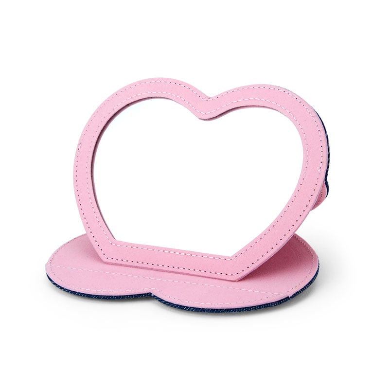 Sanrio Characters Folding Stand Mirror (Denim Patch Series)