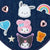 Sanrio Characters Folding Stand Mirror (Denim Patch Series)