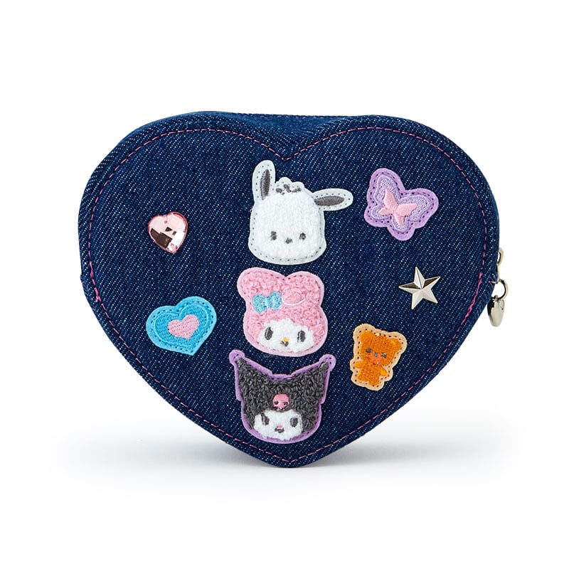 Sanrio Characters Mini Zipper Pouch (Denim Patch Series)