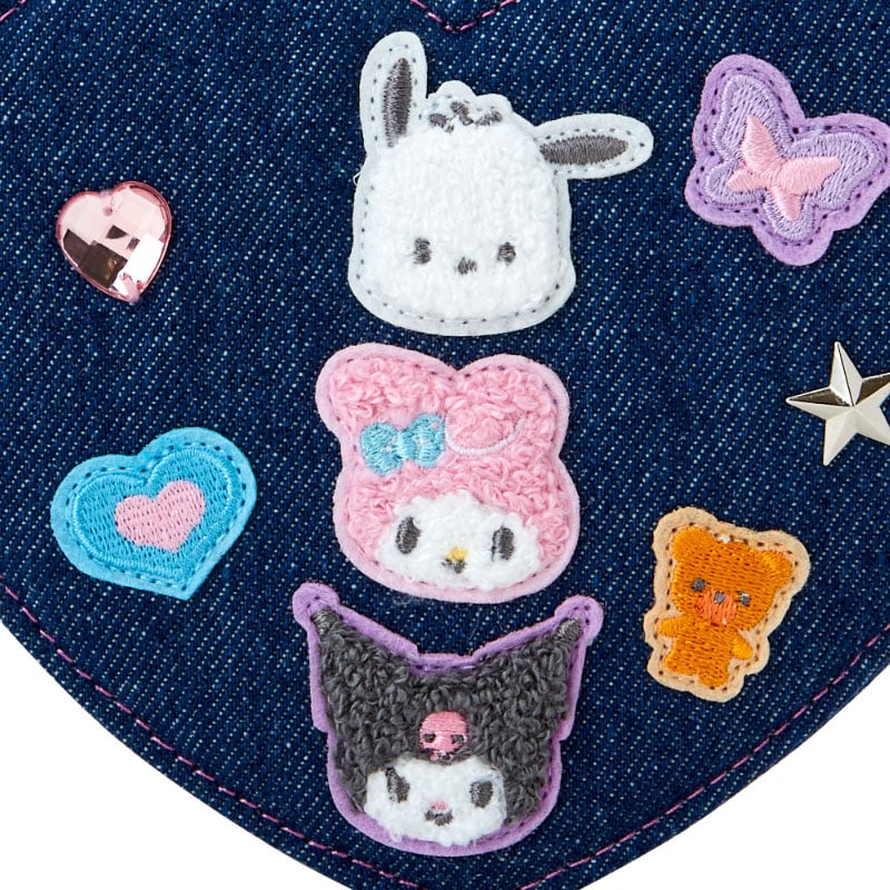 Sanrio Characters Mini Zipper Pouch (Denim Patch Series)