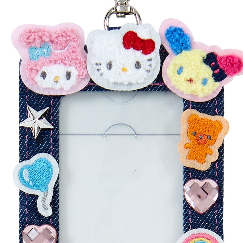 Sanrio Characters ID Badge Holder (Denim Patch Series)