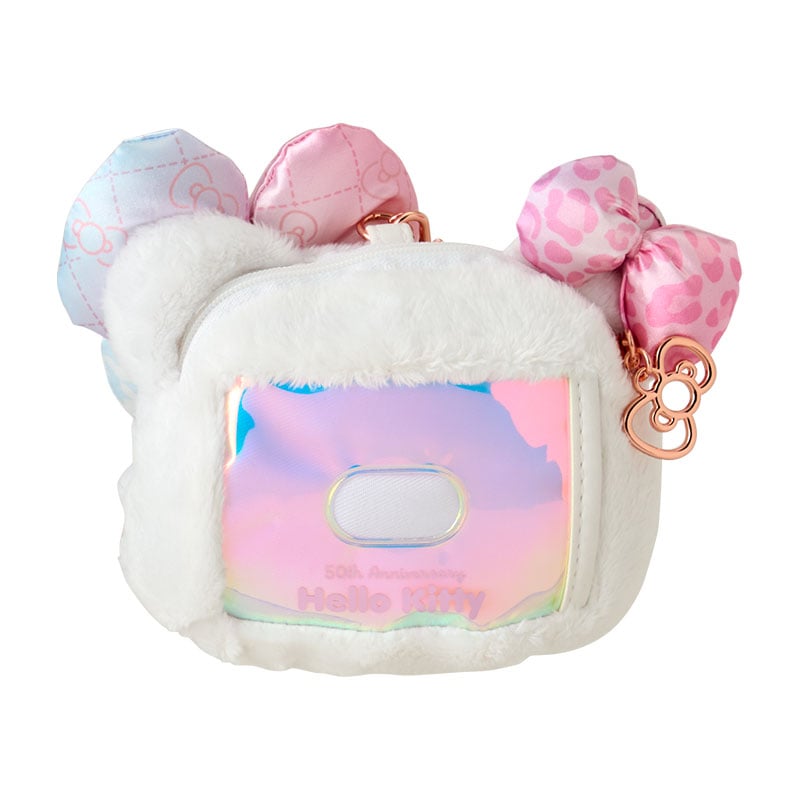 Hello Kitty Plush ID Card Holder 50th Anniv. (Fashionable Ribbons Series)