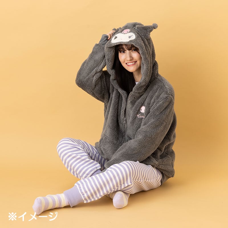 Kuromi Cozy Sherpa Lounge Hoodie