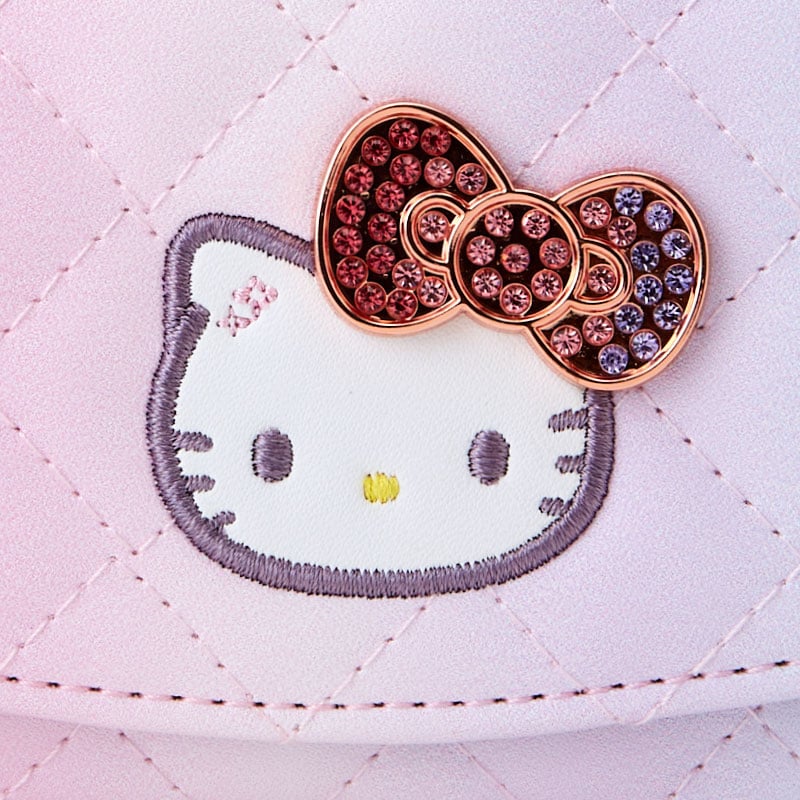 Hello Kitty Compact Wallet 50th Anniv. (Fashionable Ribbons Series)