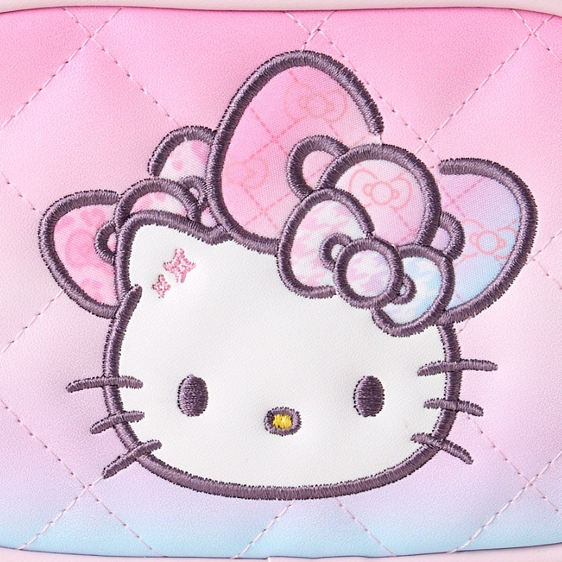 Hello Kitty Mini Zipper Pouch 50th Anniv. (Fashionable Ribbons Series)